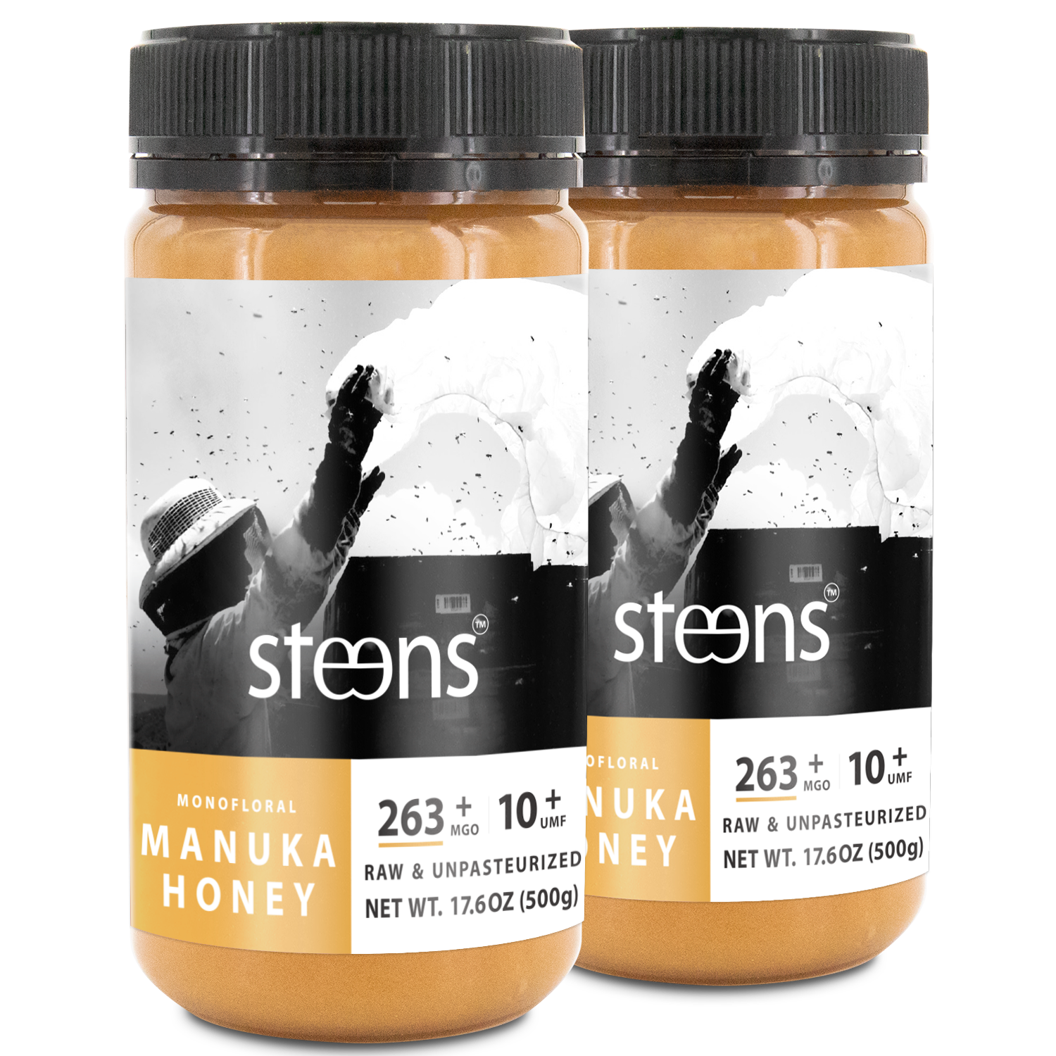 MULTIPACK UMF 10+ (MGO 263) Raw Mānuka Honey 17.6 oz - 2 Pack