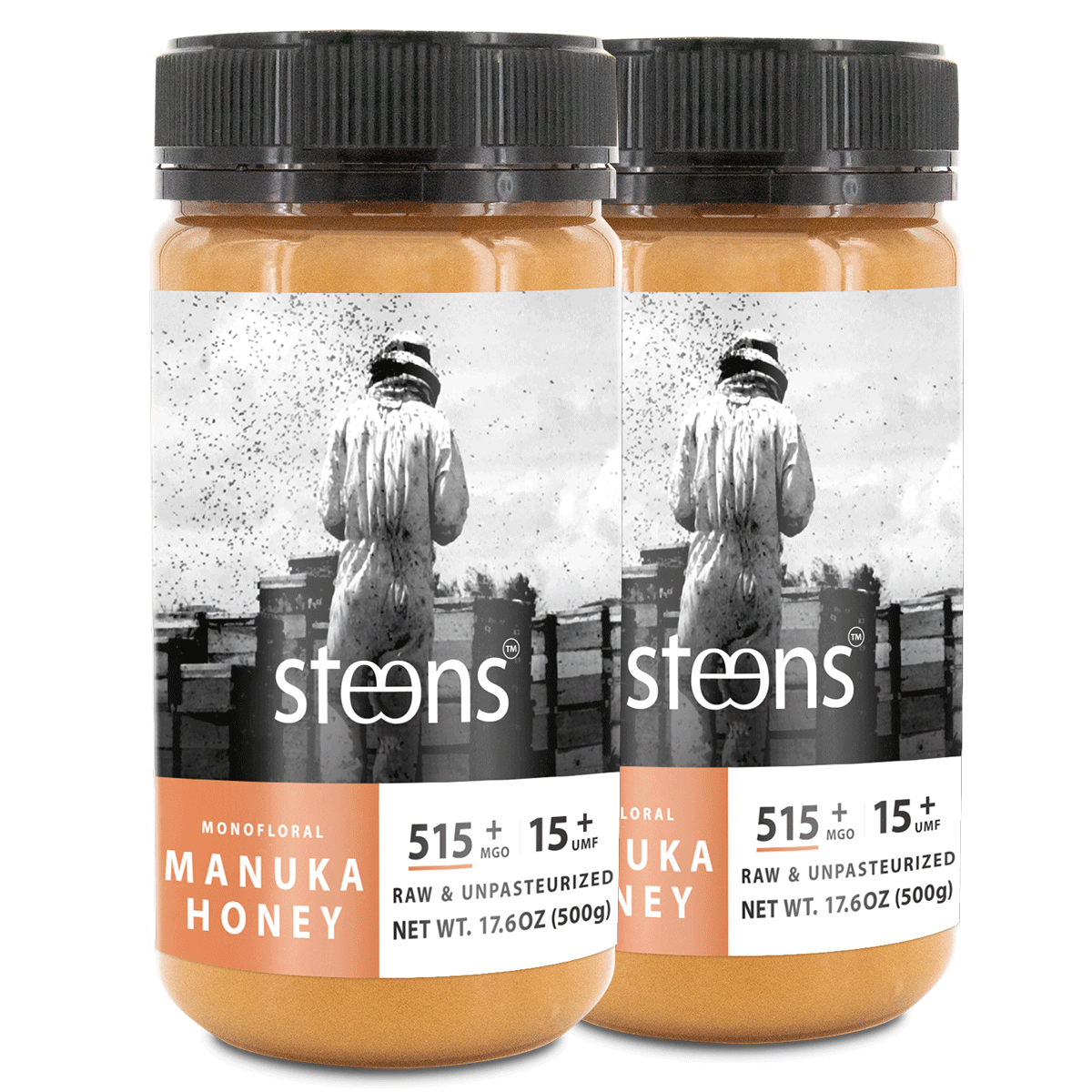 Multipack Umf 15+ (Mgo 515) Raw Mānuka Honey 17.6 Oz - 2 Pack