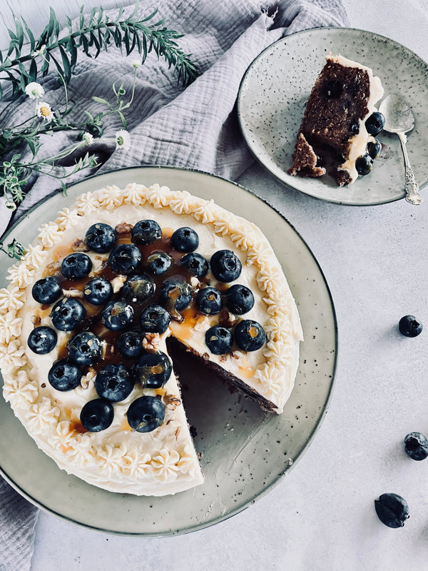 Blueberry Walnut Breakfast Cake
