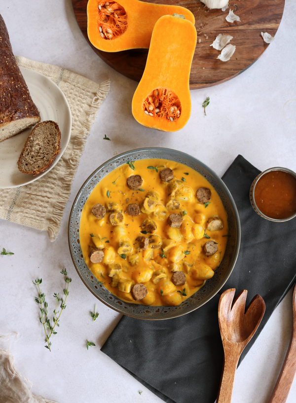 Creamy Butternut Gnocchi with Spicy Sausage: A Hearty Winter Delight