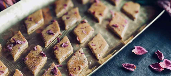 3 ingredient Honey Cashew Fudge