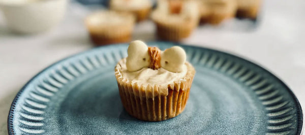 Peanut Butter and Banana Pupcakes