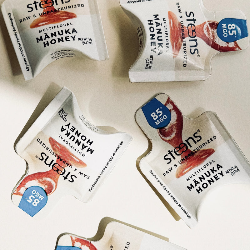 MGO 85+ Raw Multifloral Manuka Honey 5g sachet – 3 pack