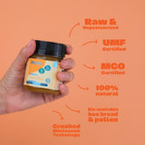 UMF 10+ (MGO 100) Raw Mānuka Honey 7.9 oz