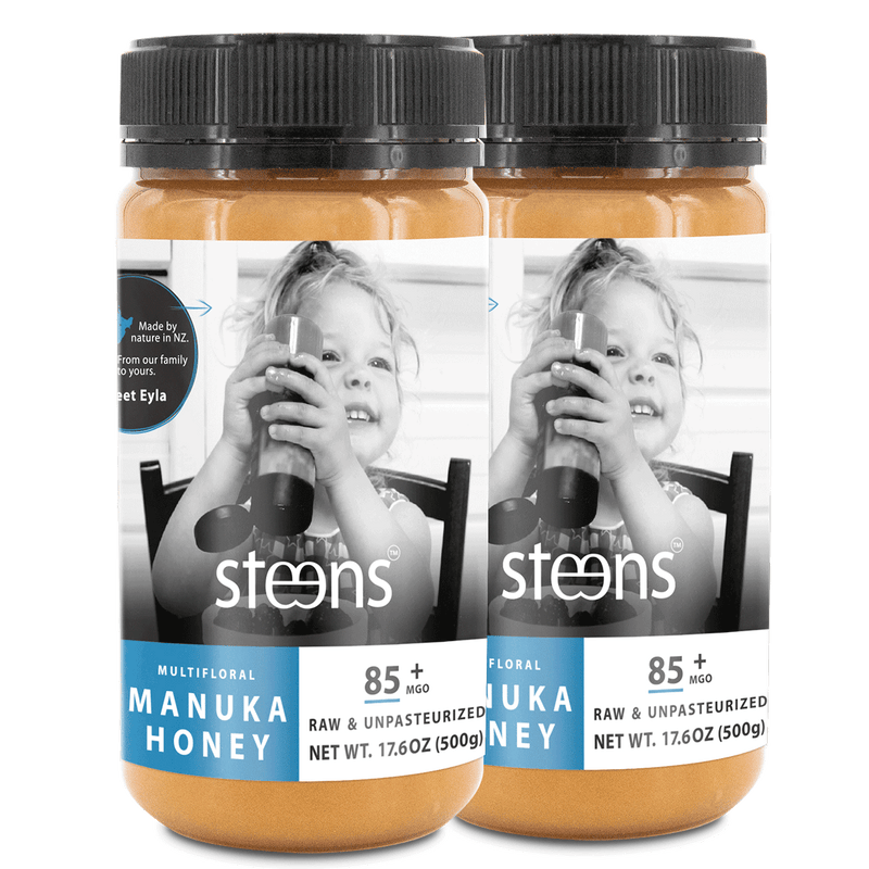 CLEARANCE MULTIPACK MGO 85+ Raw Mānuka Honey 17.6oz - 2 Pack