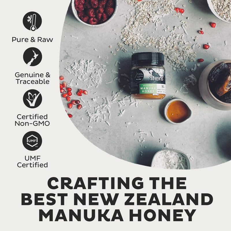 MGO 50+ Raw Manuka Honey 12 oz - Squeezy
