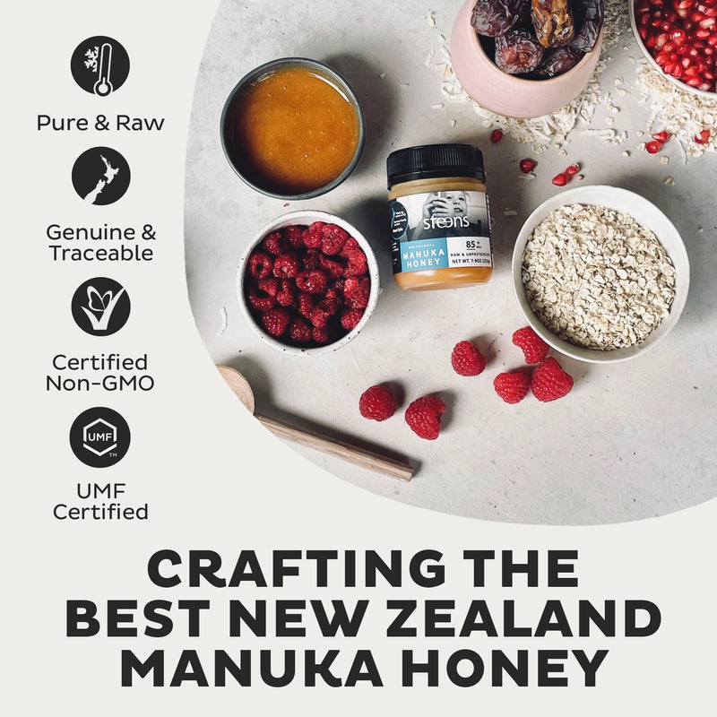 MULTIPACK MGO 85+ Raw Manuka Honey 7.9oz  - 4 Pack