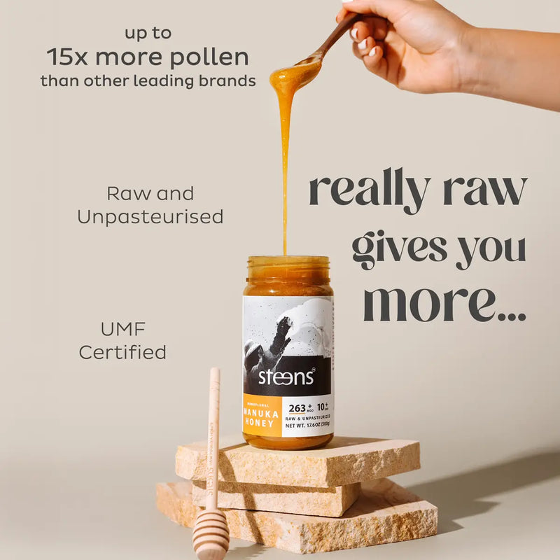 UMF 10+ (MGO 263) Raw Mānuka Honey 17.6 oz