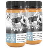 MULTIPACK UMF 13+ (MGO 400) Raw Mānuka Honey 17.6 oz - 2 Pack