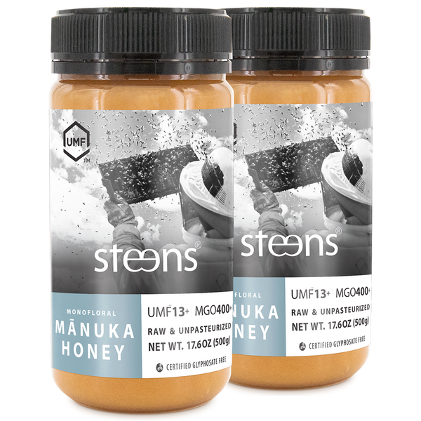 MULTIPACK UMF 13+ (MGO 400) Raw Mānuka Honey 17.6 oz - 2 Pack