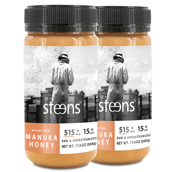 MULTIPACK UMF 15+ (MGO 515) Raw Mānuka Honey 17.6 oz - 2 Pack