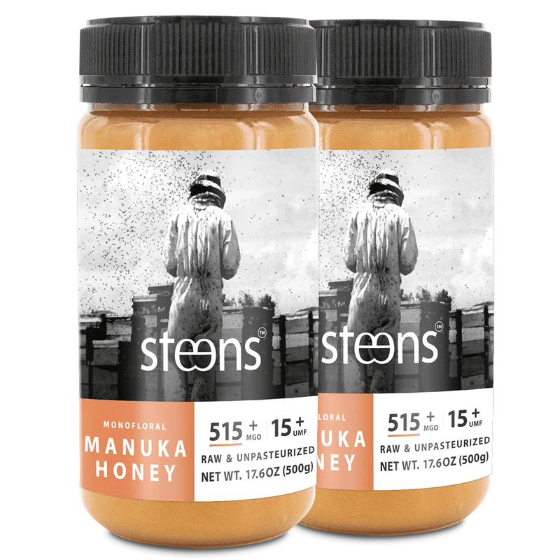 MULTIPACK UMF 15+ (MGO 515) Raw Mānuka Honey 17.6 oz - 2 Pack