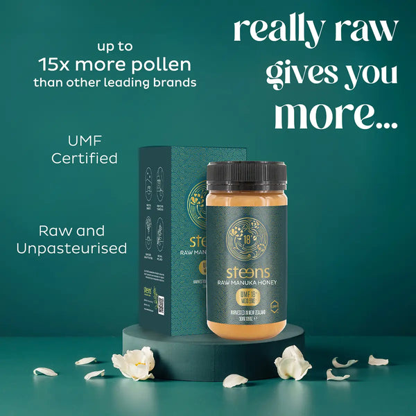 UMF 18+ (MGO 696+) Raw Mānuka Honey 17.6 oz