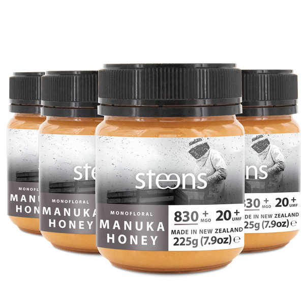 MULTIPACK UMF 20+ (MGO 829) Raw Manuka Honey 7.9 oz - 4 Pack