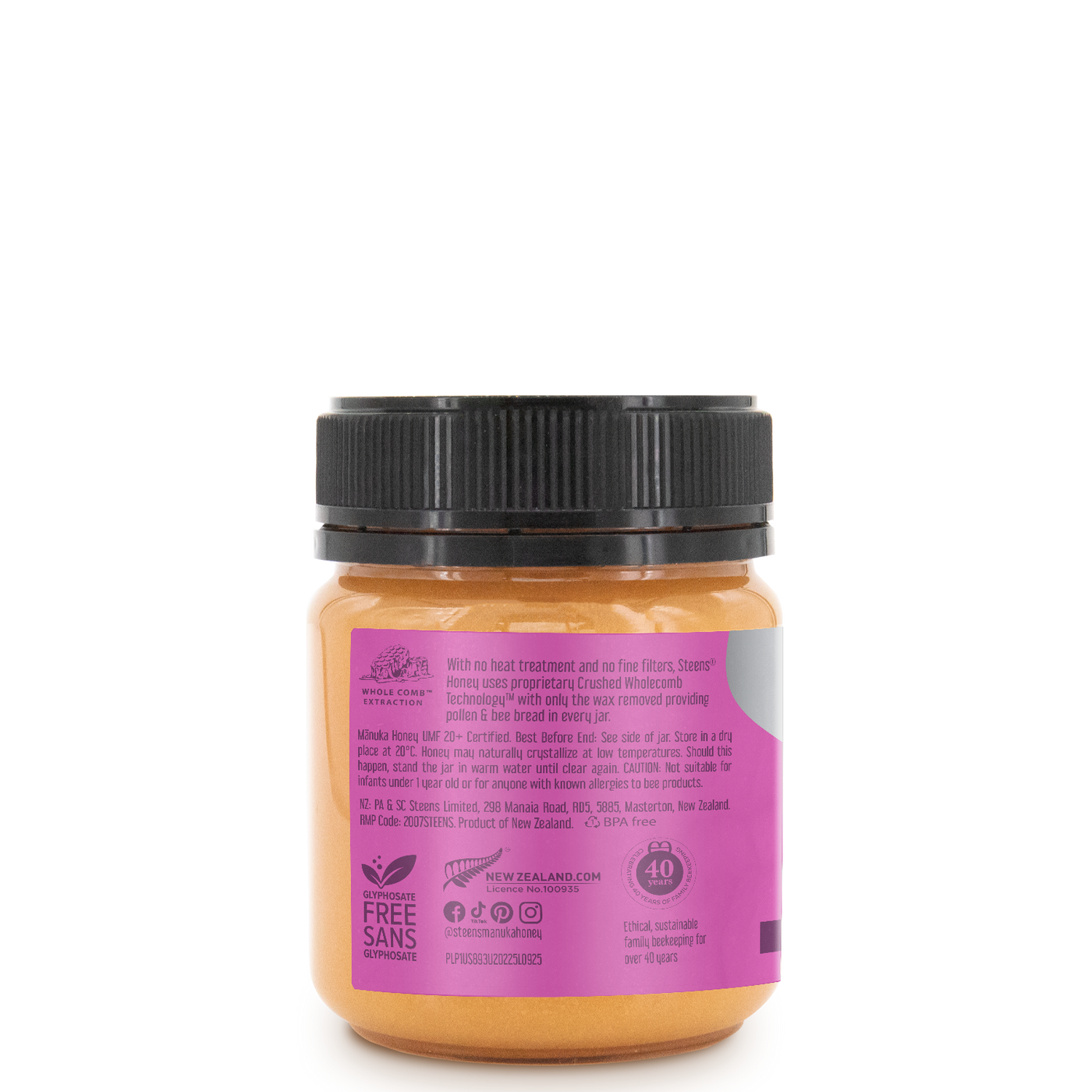 Steens UMF 20+ (MGO 829) Raw Manuka Honey – Steens Honey | USA