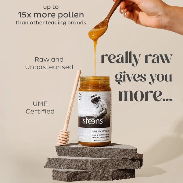 UMF 20+ (MGO 829) Raw Mānuka Honey 17.6 oz