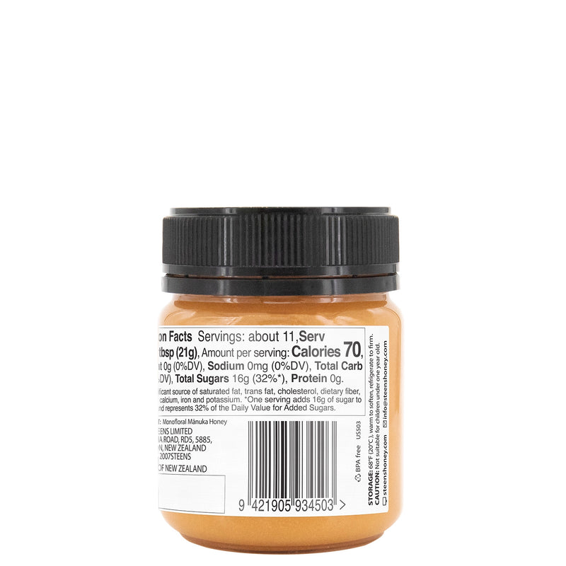 UMF 20+ (MGO 829) Raw Manuka Honey 7.9 oz