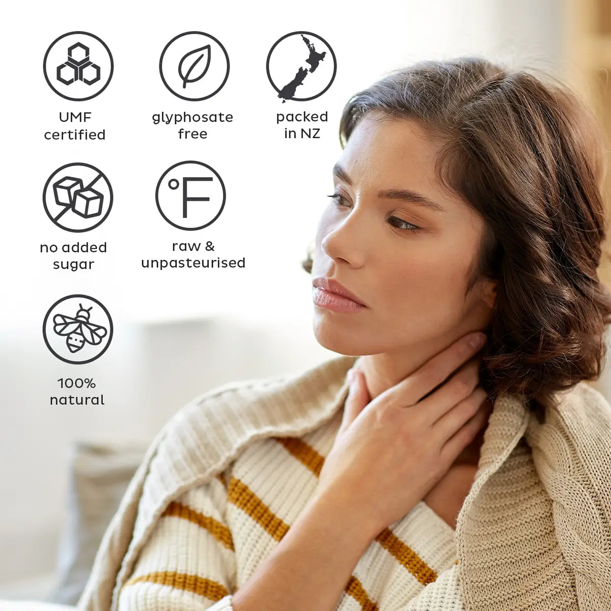 MULTIPACK UMF 20+ (MGO 829) Raw Mānuka Honey 7.9 oz - 4 Pack